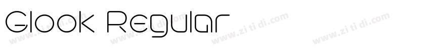 Glook Regular字体转换